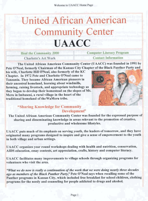 UAACC Home Page