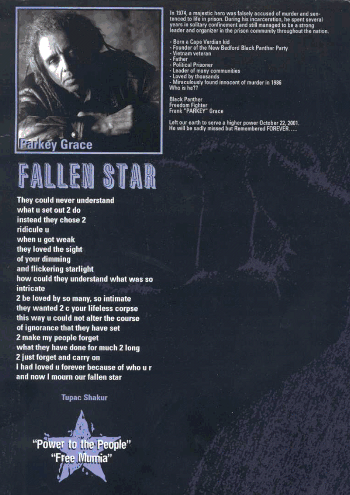 Frank PARKEY Grace -- Fallen Star