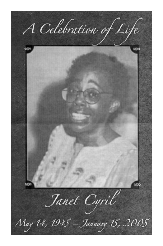 Janet Cyril - 1