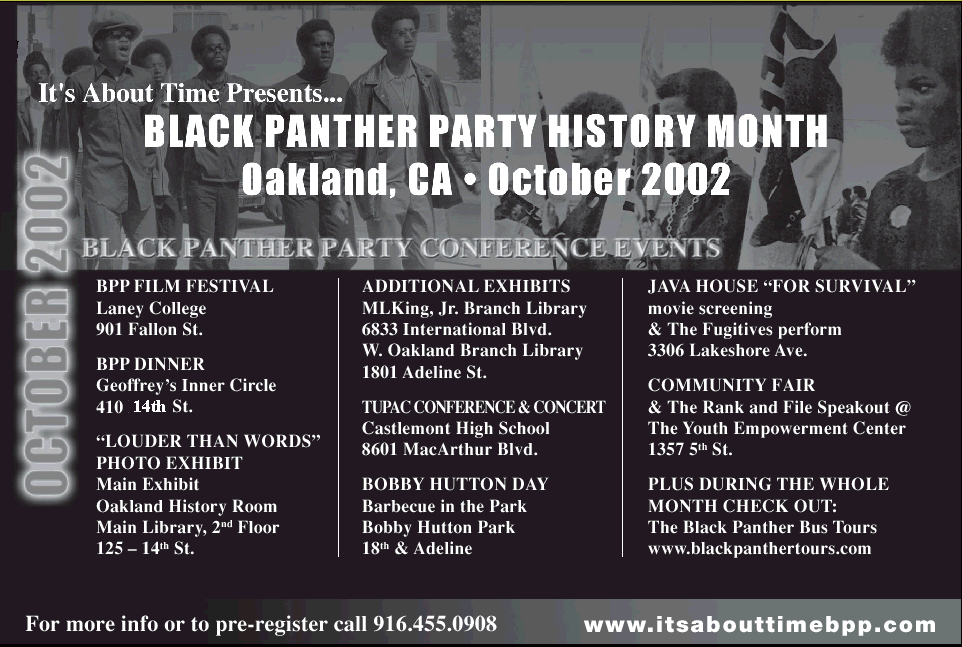 Black Panther Party History Month